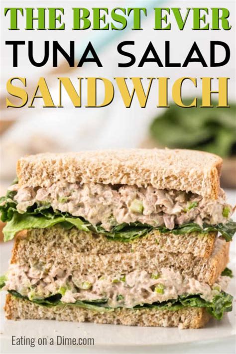 Tuna salad sandwich recipe - the best tuna salad sandwich