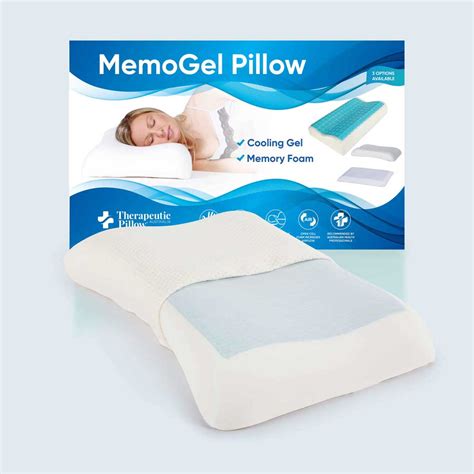 Cooling Gel Pillow with Memory Foam for a no sweat sleep