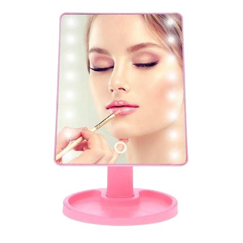 Touch Screen Makeup Mirror Adjustable Magnifying Vanity Tabletop Lamp Cosmetic Mirror Make Up ...