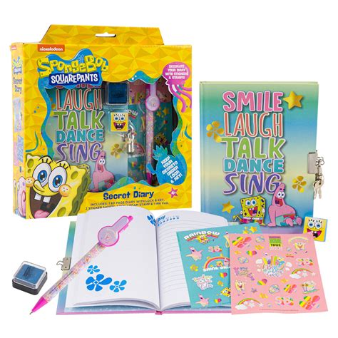 Wholesale SpongeBob Squarepants 7pc 160pg Diary Set | YELLOW MULTI ...