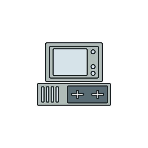 old computer vector icon illustration 23194149 Vector Art at Vecteezy