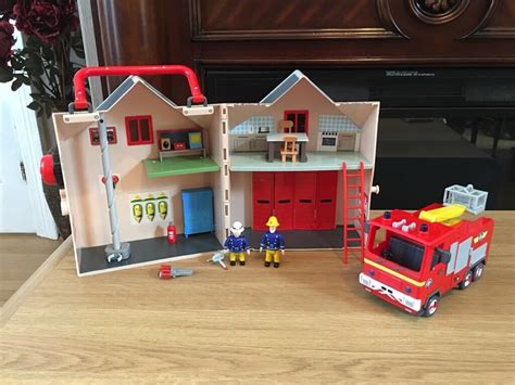 Fireman Sam Fire Station Rescue Set VGC | in Garston, Merseyside | Gumtree