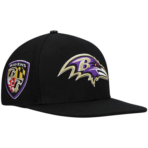 Men's Pro Standard Black Baltimore Ravens Logo Snapback Hat