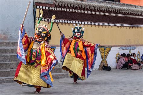 The Cham dance on the Gomari Monastery square of Repkong | Flickr