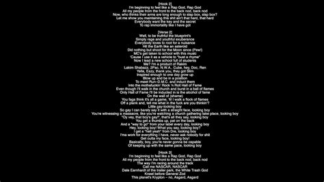 (Full Lyrics) Rap God Eminem Produced By DVLP Album The Marshall Mathers LP 2 - YouTube