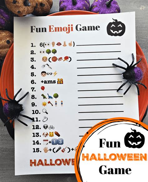 Halloween Emoji Game