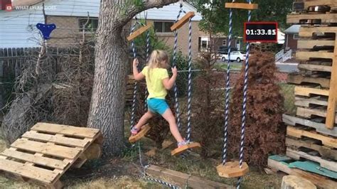 These adorable kids are tackling backyard Ninja Warrior courses in 2022 ...