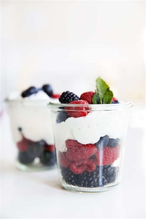 Berries and Cream Parfaits