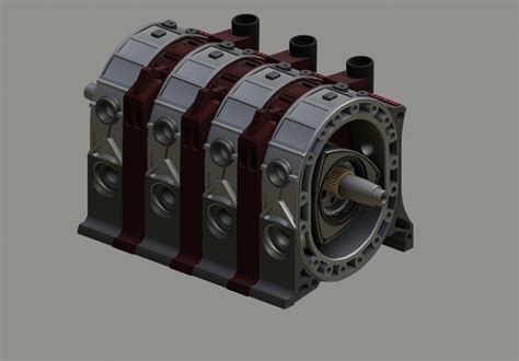 ArtStation - 4 Rotor Engine Highly Detailed | Game Assets