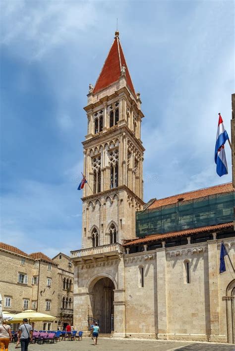 Trogir Cathedral, Croatia editorial photo. Image of landmark - 155337146