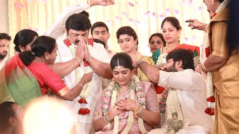 Actor Prabhu's Daughter Aishwarya & Advik Ravichandran Marriage ...