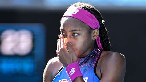 Australian Open 2022 - Coco Gauff hits 38 unforced errors as she's stunned by Wang Qiang in ...