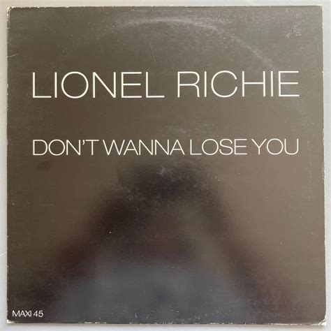 LIONEL RICHIE - DON'T WANNA LOSE YOU | Kaufen auf Ricardo