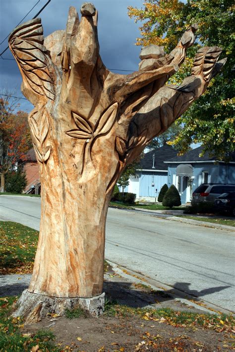 Tree Stump Sculpture, Wiarton Ontario_7840 | Flickr - Photo Sharing!