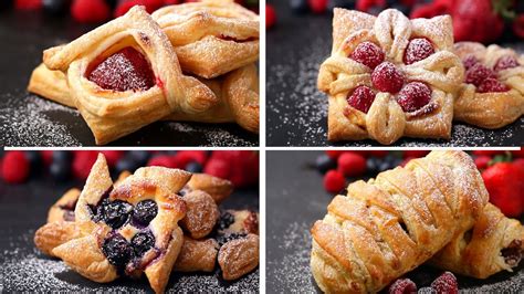 Puff Pastry 4 Ways - YouTube