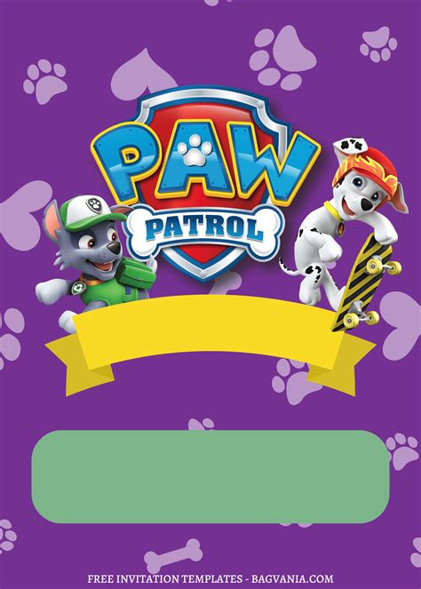 Luvibee Kids Company Paw Patrol Birthday Invitations - vrogue.co