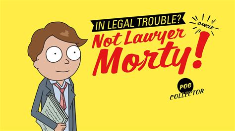 Download Lawyer Morty Poster Rick And Morty 4K Wallpaper | Wallpapers.com