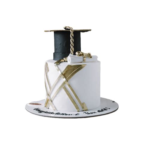 Graduation Cake Hat with Design – Gateaux