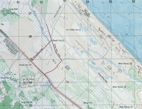 Chu Lai, Vietnam Topographical Map – Battle Archives