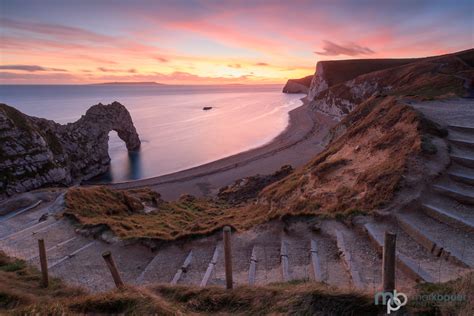 October Sunset, Durdle Door - Mark Bauer Photography