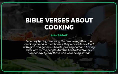 30 Important Bible Verses About Cooking - Scripture Savvy