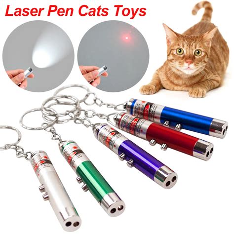 Funny Pet LED Laser Toy Cat Laser Toy For Cats Laser Cat Pointer Pen Interactive Toy-in Cat Toys ...