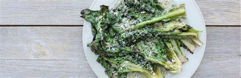 Grilled Escarole with Lemon-Parmesan Dressing Recipe from Jessica Seinfeld