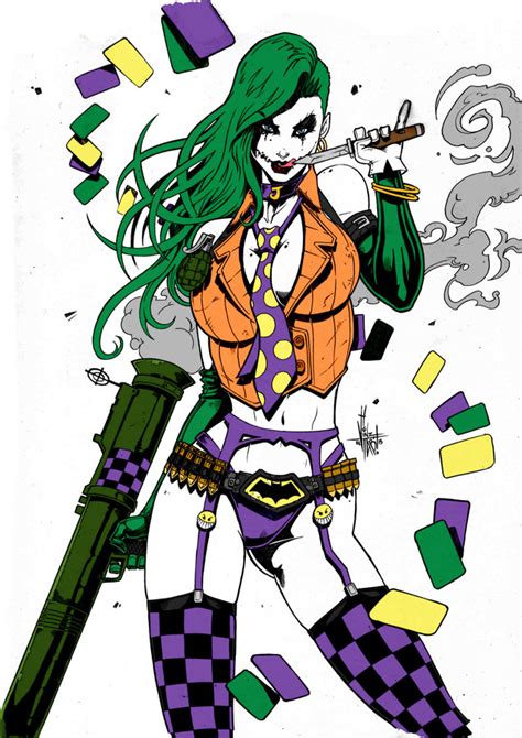 Joker Girl By Vinz El Tabanas by Kenkira on DeviantArt