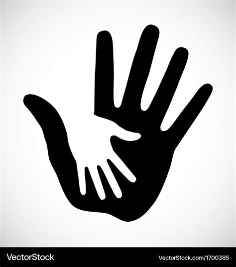 Caring hands icon Royalty Free Vector Image - VectorStock