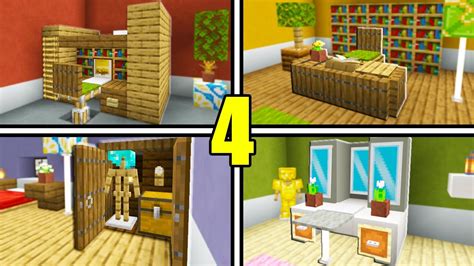 4 Minecraft Bedroom Furniture Decoration Ideas You