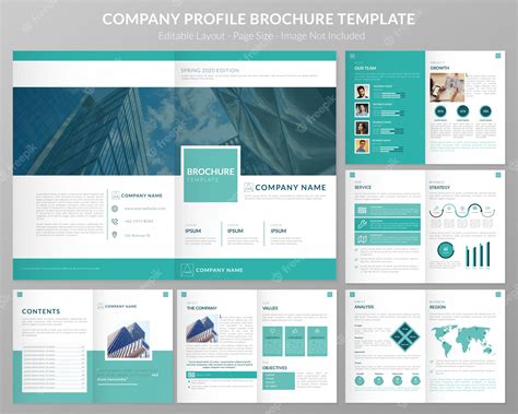 Premium Vector | Company profile dossier template