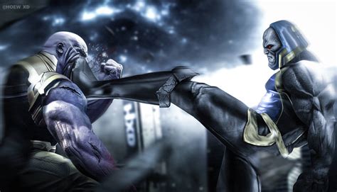 Thanos vs darkseid by WANDAMBATHA on DeviantArt