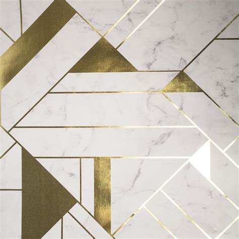 White Gold Marble Geometric (#2869811) - HD Wallpaper & Backgrounds ...