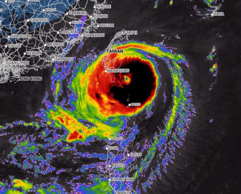 Typhoon Koinu targets southern Taiwan, southeastern China