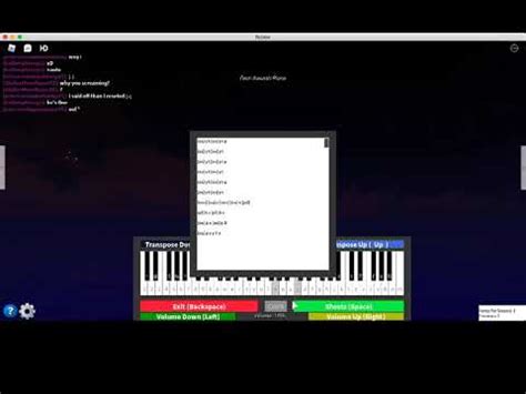 Virtual piano sheets roblox - cclassuper