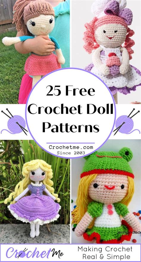 25 Free Crochet Doll Patterns (2023)