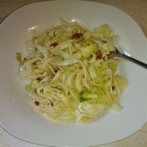 Fried Cabbage and Noodles Recipe