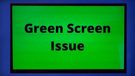 Tv Turning On Green Screen at James Lynch blog