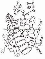 Sketchy Coloring Pages Digital Download  Etsy sketch template