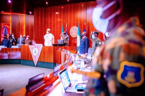 PHOTOS: Buhari chairs National Security Council meeting - Daily Trust