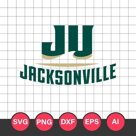 Jacksonville Dolphins Logo Svg, Jacksonville Dolphins Svg, J - Inspire ...