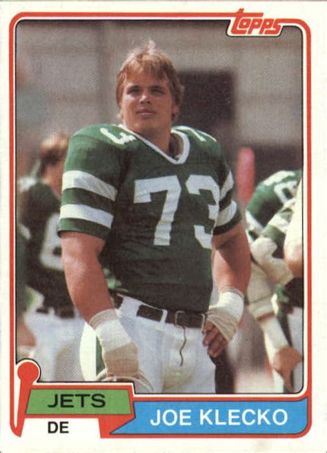 1981 Topps #47 Joe Klecko - NM-MT - Card Shack | Beckett Marketplace