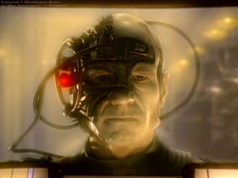 Jean-Luc Picard Wallpaper: Jean-Luc Picard as Locutus of Borg | Star ...