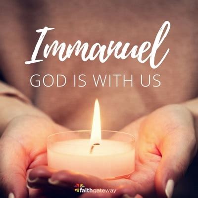 Immanuel, God With Us - FaithGateway