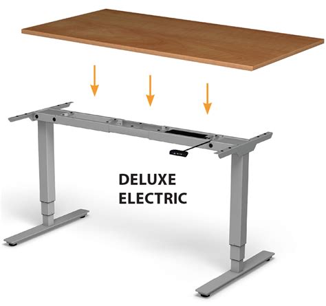 Deluxe Electric Adjustable Height Desk Base - Standing Desk - Smart Buy Office Furniture: Office ...