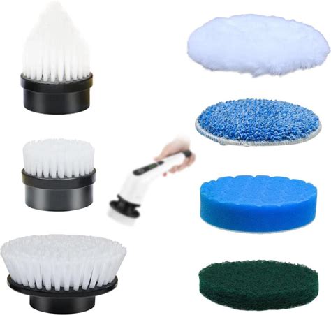 TOPMAKO Electric Spin Scrubber Replacement Brush Heads, 7pcs Extra ...