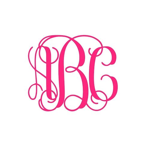 Vine Monogram Font Svg Vine Monogram Cricut Fonts Svg