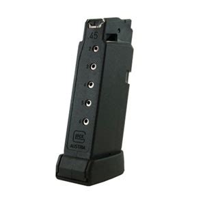 Glock 36 Magazine, 45 ACP, 6 Round