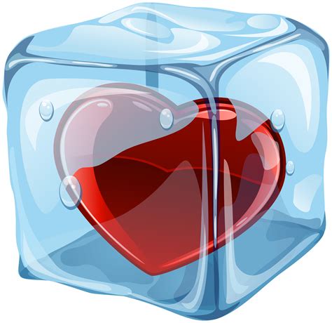 Heart in Ice Cube PNG Clipart - Best WEB Clipart