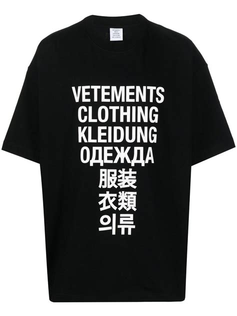 VETEMENTS - Logo T-shirt Vetements